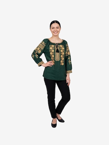 Rody’s foreverDirndl bluza 'Damenbluse IL26, grün , marimea XL' - zelena boja: prednji dio