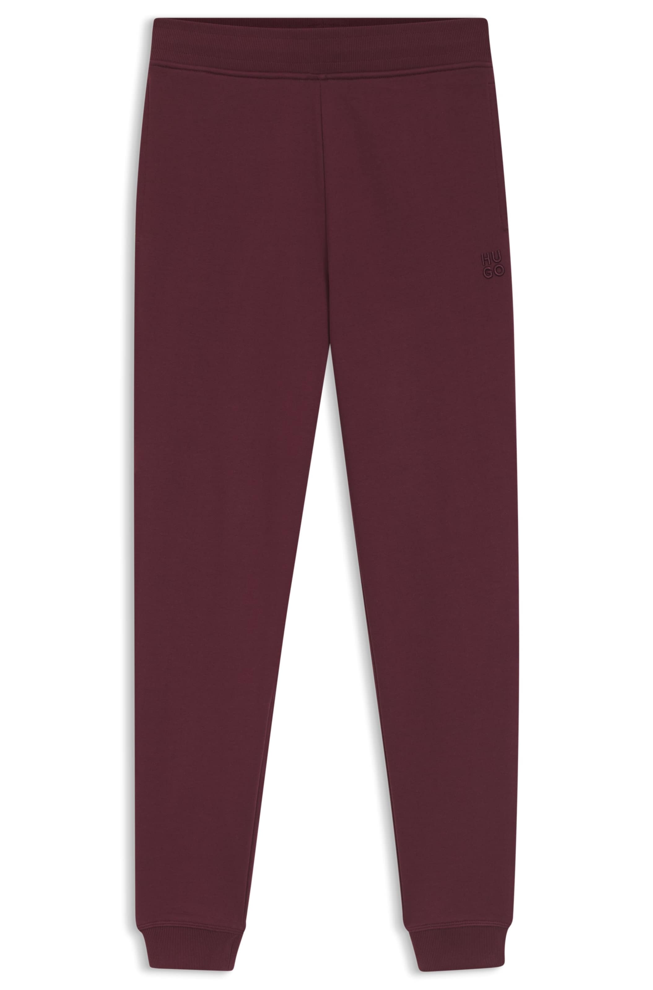 HUGO Tapered Byxa 'Nelfinia' i lila: framsida