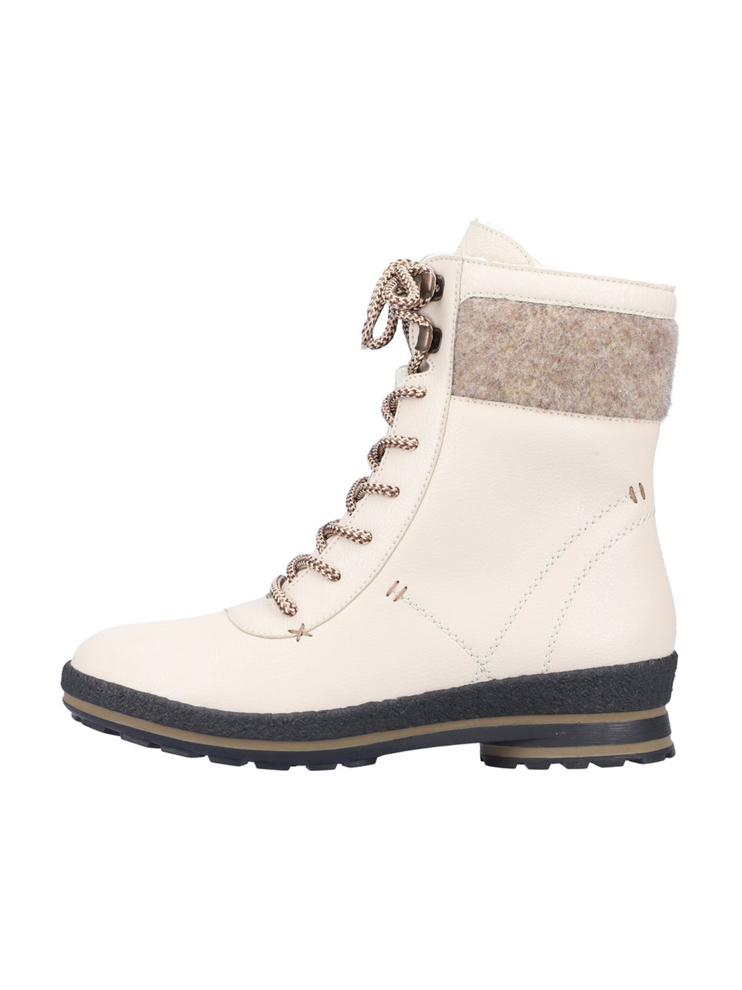 Rieker Schnürstiefelette in Beige