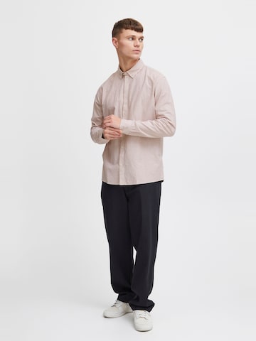 !Solid Slim Fit Hemd 'SDVal' in Orange