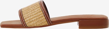 MANGO Mules 'PALA' in Brown: front