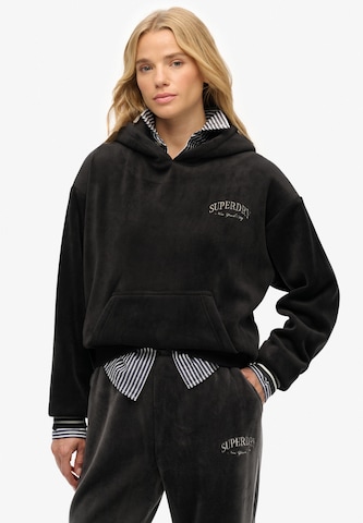 Sweat-shirt 'Country Club' Superdry en noir : devant
