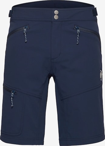MAMMUT Regular Outdoorhose in Blau: Vorderseite