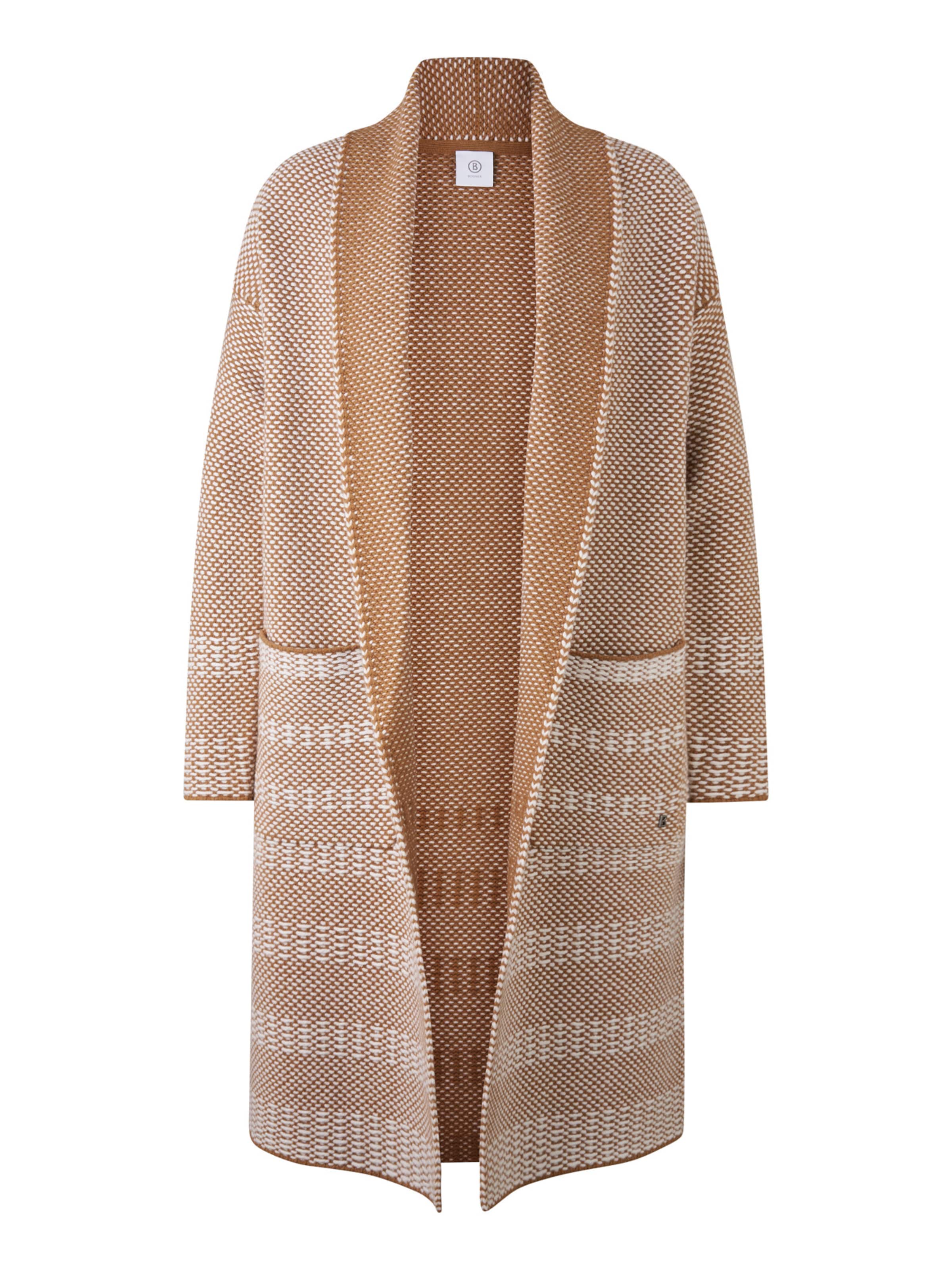 BOGNER Strickjacke 'LASSIE' in Beige: Vorderseite