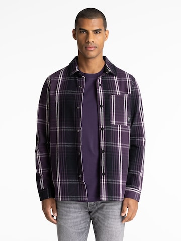 Coupe regular Chemise 'Axel Flux' CHASIN' en violet : devant