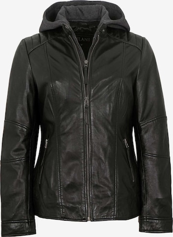 Veste mi-saison 'Iris' Jilani en noir : devant