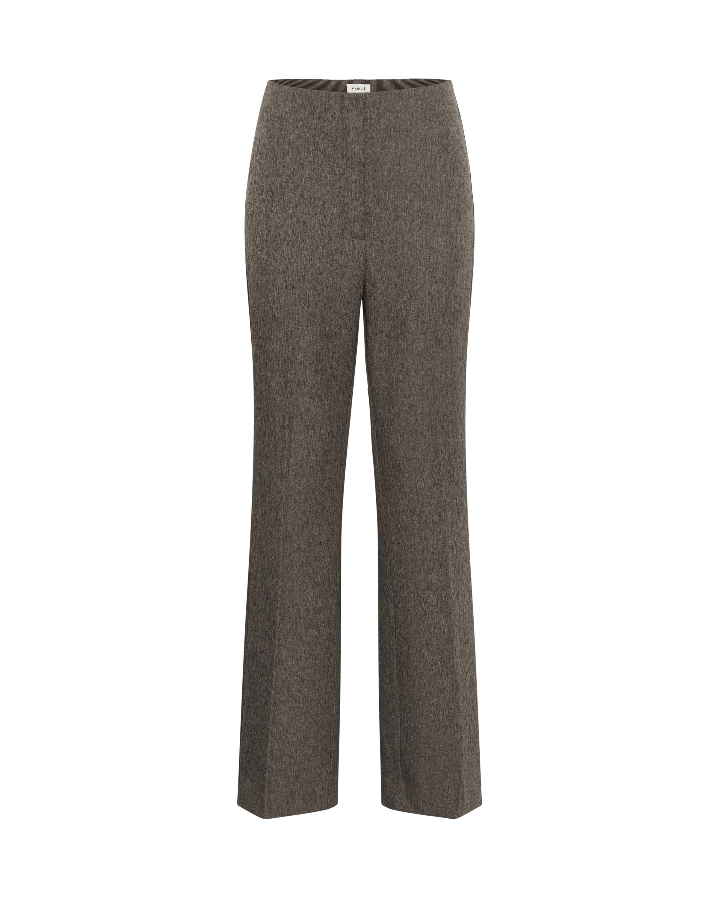 SOAKED IN LUXURY Skinny Broek in Bruin: voorkant
