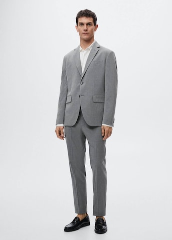 MANGO MAN Slim fit Suit Jacket 'Brasilia' in Grey