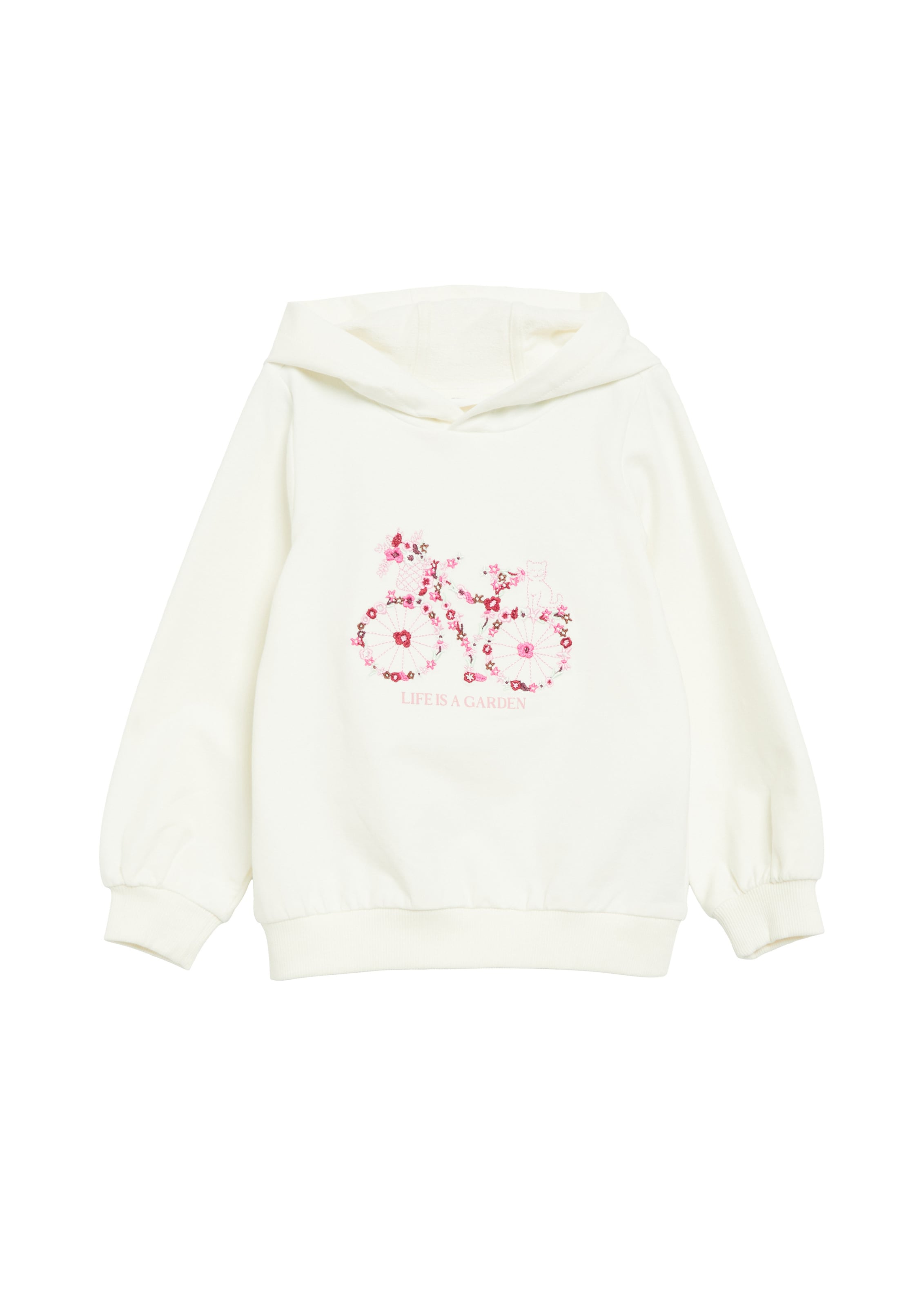 s.Oliver Sweatshirt in Beige: voorkant