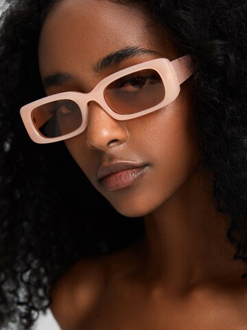 Bershka Sunglasses in Pink