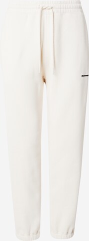 Effilé Pantalon Abercrombie & Fitch en beige : devant