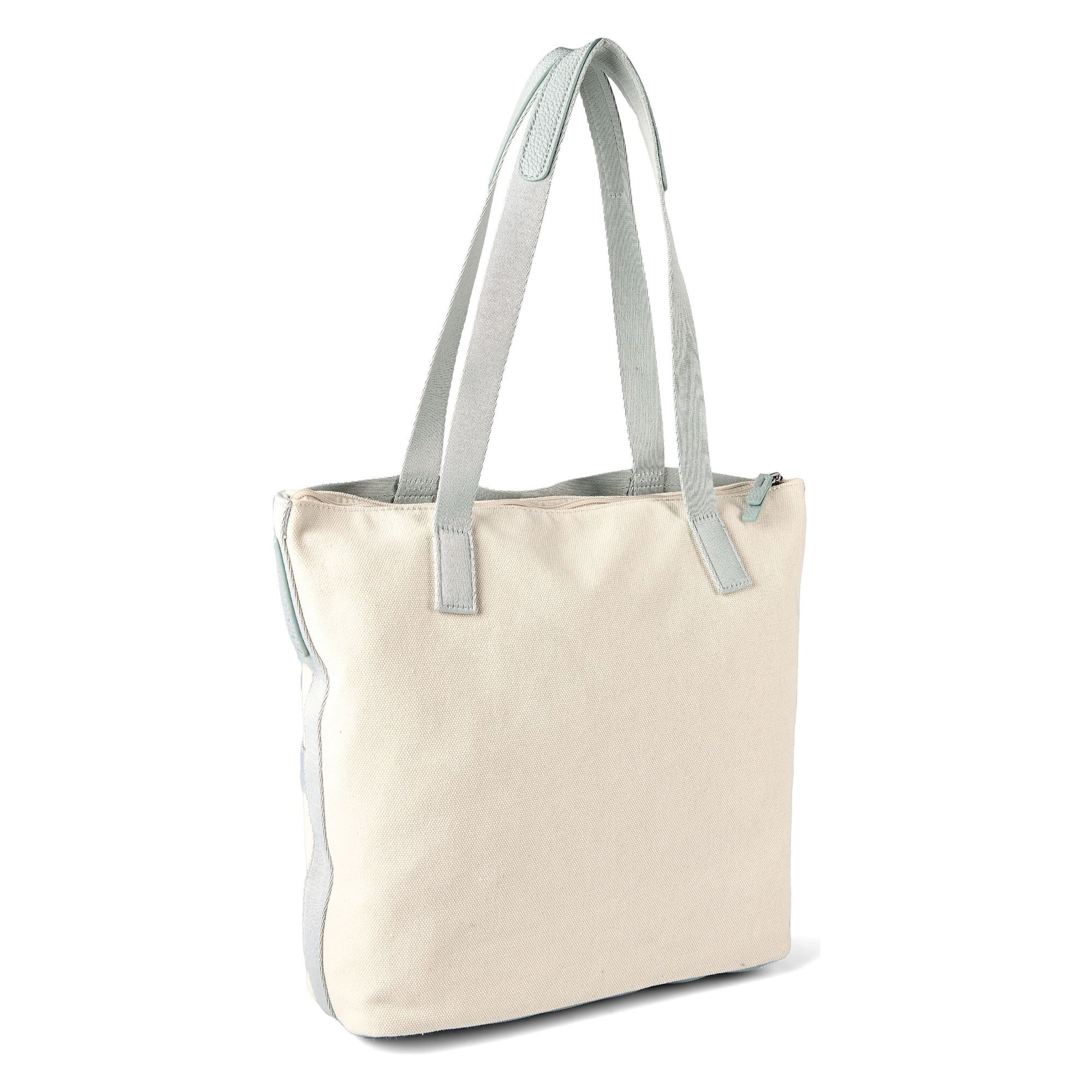 TOM TAILOR DENIM Shopper 'Jada' in White