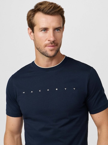 T-Shirt 'Essential' Hackett London en bleu