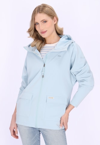 Schmuddelwedda Functionele jas in Blauw: voorkant