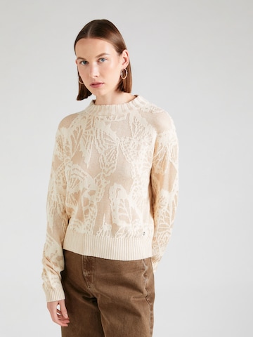 GUESS Pullover 'MILA' in Beige: predná strana