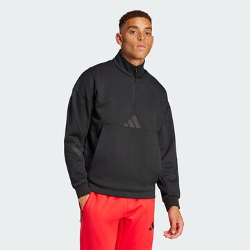 Sweat de sport 'Z.N.E.' ADIDAS SPORTSWEAR en noir : devant