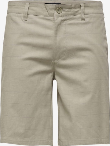 Regular Pantalon Only & Sons en beige : devant