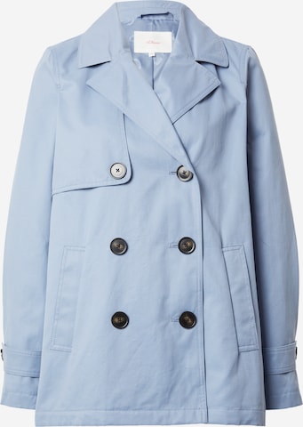 s.Oliver Between-Seasons Coat in Blue: front