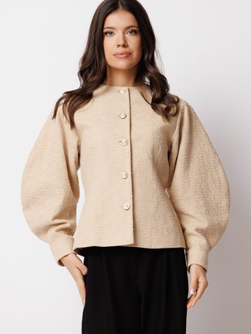 Giacca di mezza stagione 'Lyra' di Couture de Marie in beige: frontale