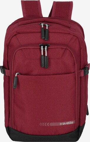 TRAVELITE Backpack 'Kick Off' in Red: front