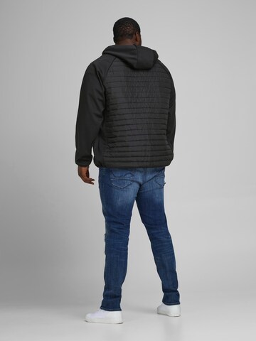 Veste mi-saison Jack & Jones Plus en noir