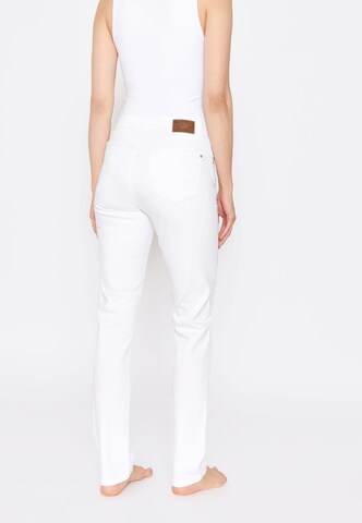 Angels Slimfit Straight-Leg Jeans in Weiß