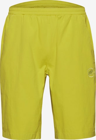 MAMMUT Regular Outdoorhose in Gelb: Vorderseite