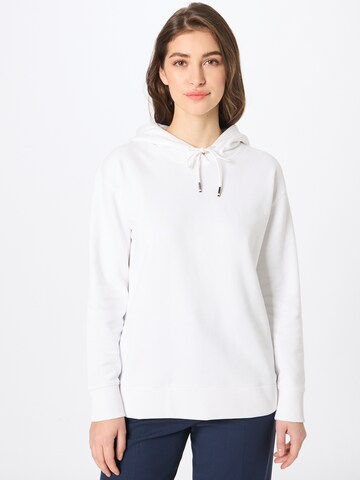 Sweat-shirt 'Edelight' BOSS en blanc : devant