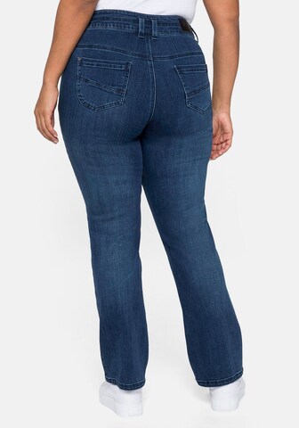 SHEEGO Slimfit Jeans 'Manuela' in Blau
