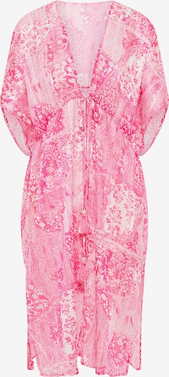 IZIA Strandkleid in fuchsia / naturweiß, Produktansicht