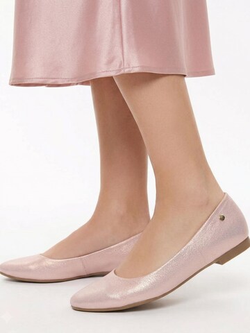 Maciejka Ballet Flats '00873-66/00-5' in Yellow