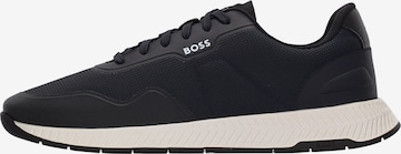 BOSS Matalavartiset tennarit 'Titanium' värissä sininen: etupuoli