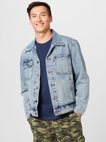 LEVI'S ® - Chaqueta de entretiempo 'Stock Trucker' en azul: frente