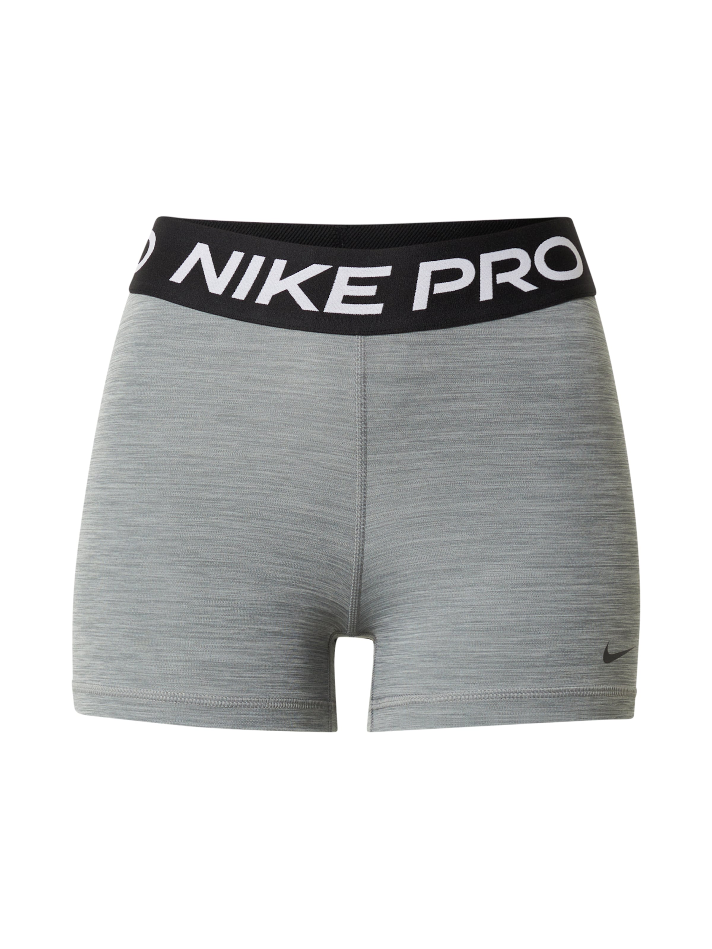 NIKE Skinny Sportshorts 'Pro' in Grau: Vorderseite