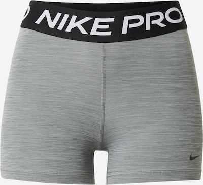 NIKE Športové nohavice 'Pro' - sivá melírovaná / čierna / biela, Produkt