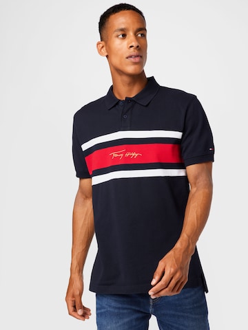 TOMMY HILFIGER Poloshirt in Blau: predná strana