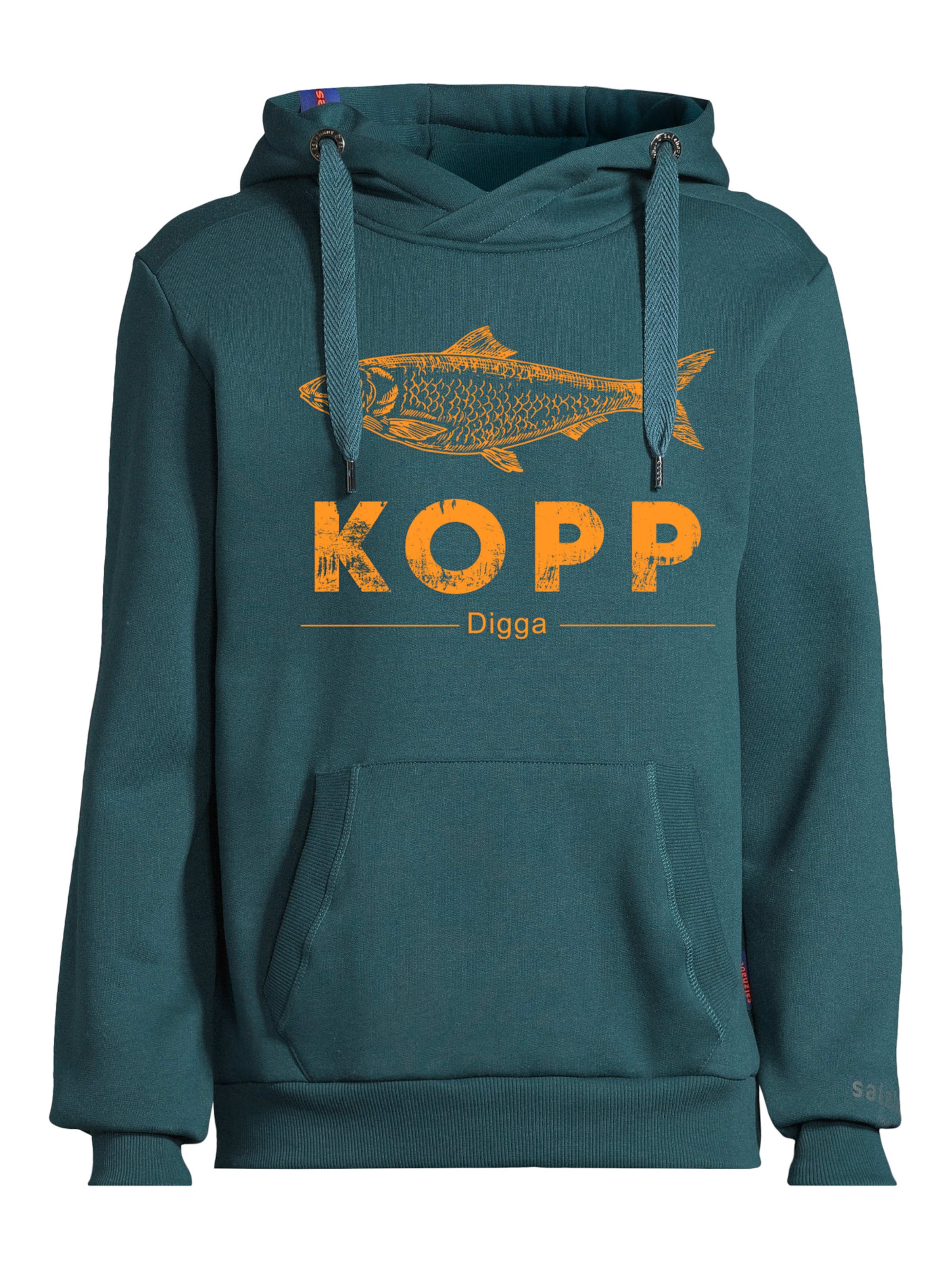 salzhaut Sweatshirt 'Heff' in Groen: voorkant