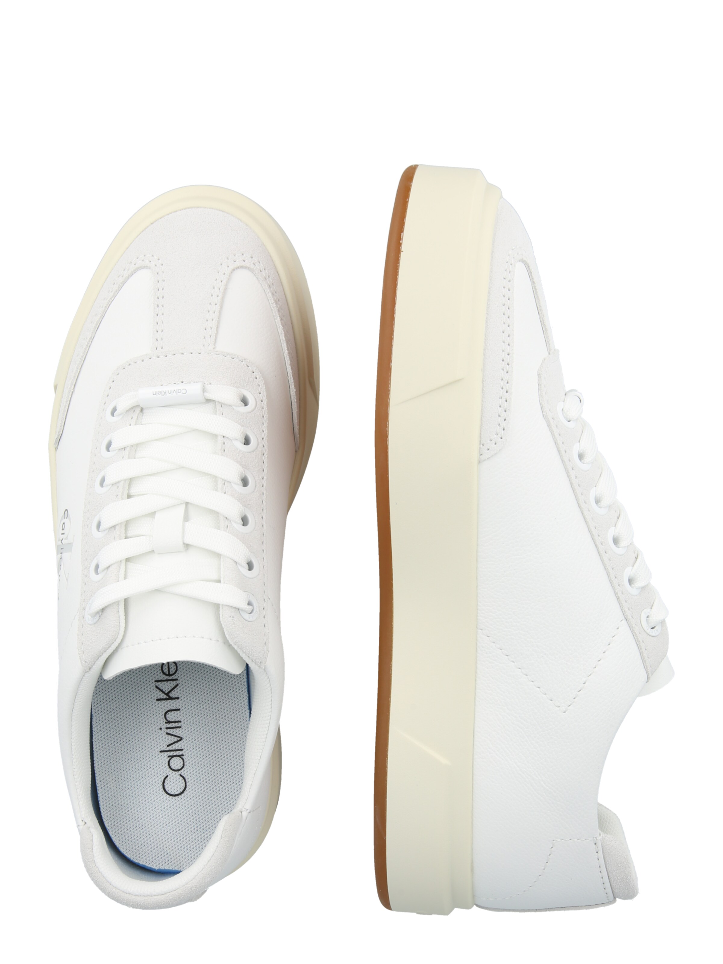 Calvin Klein Štandardný strih Nízke tenisky 'BASKET' - Biela