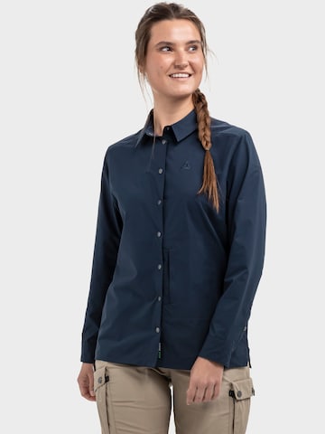 Chemisier fonctionnel 'Maghera' Schöffel en bleu : devant