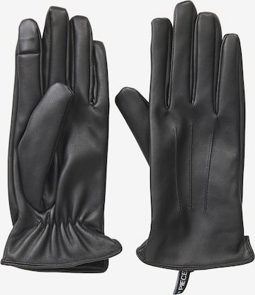 PIECES Sormikkaat 'Celie' värissä musta: etupuoli