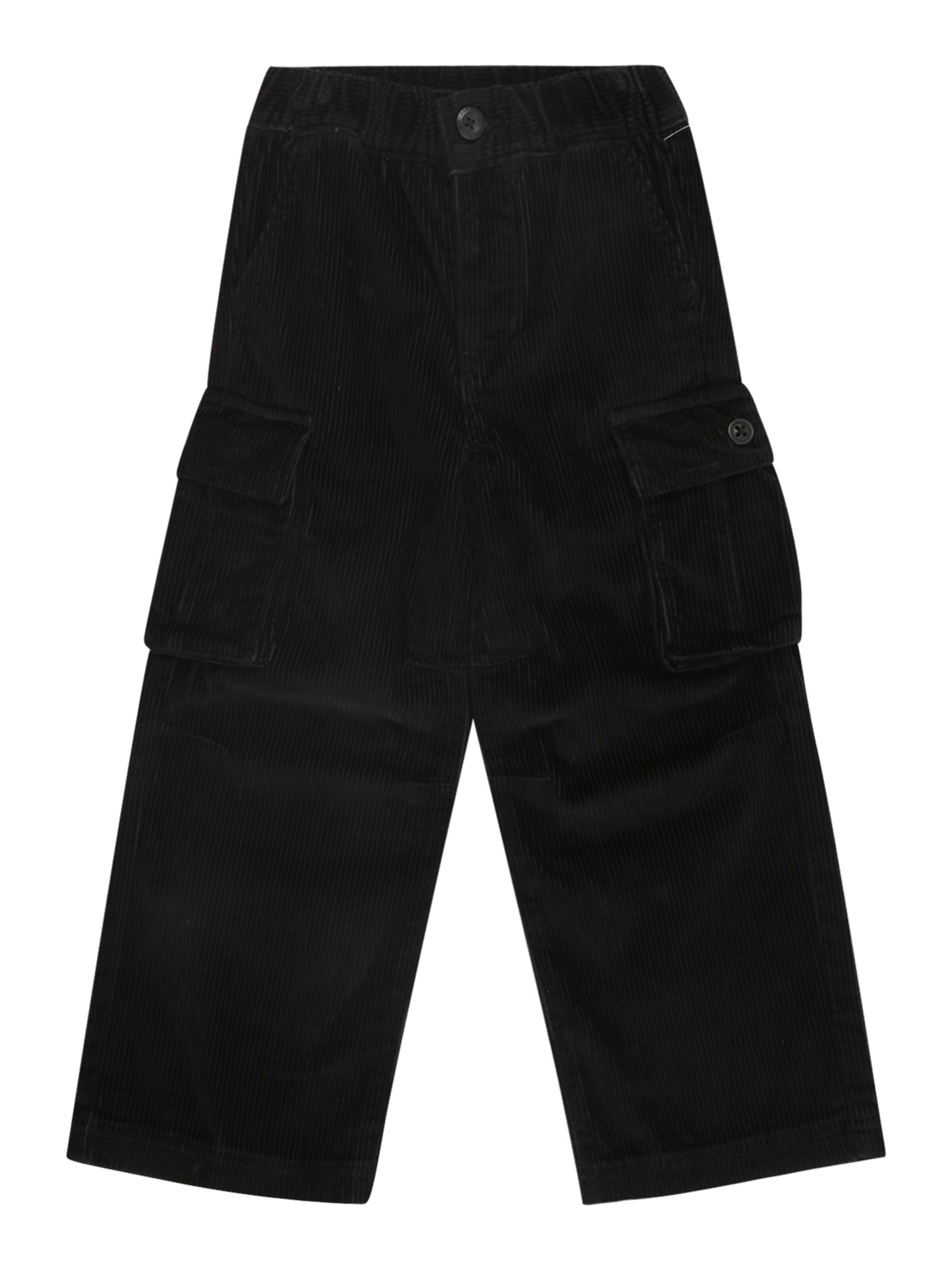 GAP Loosefit Kalhoty – černá: přední strana