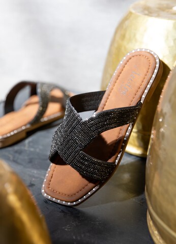 Aniston Mules in Black