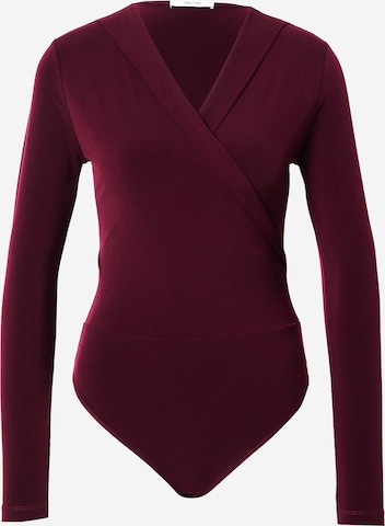 raudona ABOUT YOU Marškinėliai-glaustinukė 'Isa': priekis