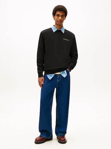 Tommy Jeans Mikina – černá