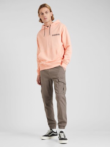 JACK & JONES Slimfit Cargohose 'Macro Joe' in Braun