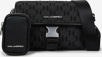 Karl Lagerfeld Сумка через плечо 'K/Monogram' в Черный: спереди
