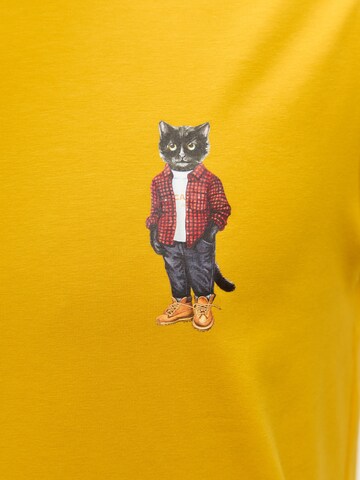 CAT by Maniita Lacitta Shirt in Geel