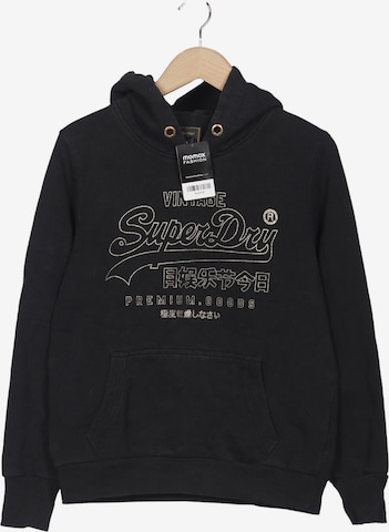 Superdry Kapuzenpullover XL in Schwarz: Vorderseite