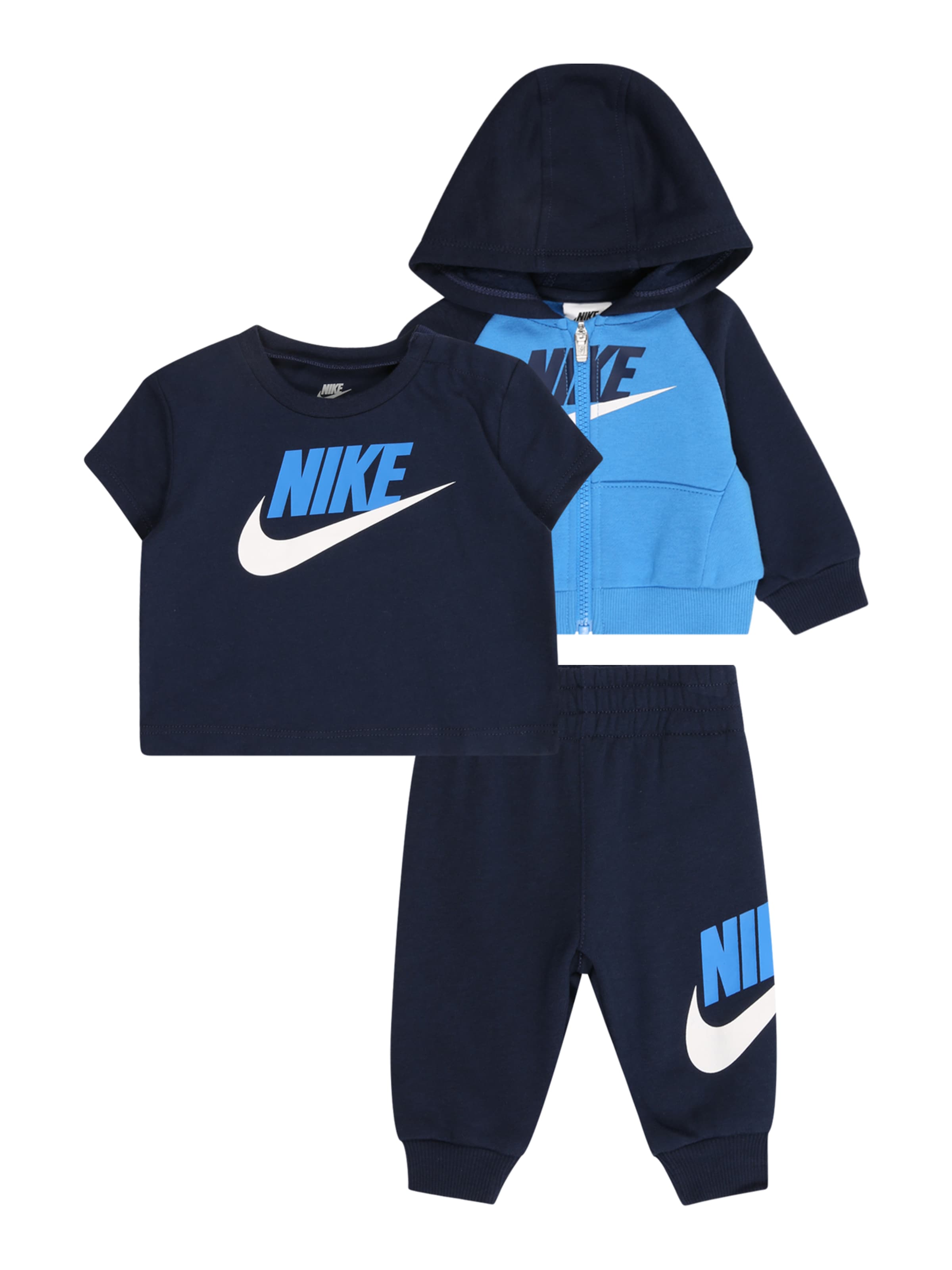 Nike SportswearKomplet - plava boja: prednji dio
