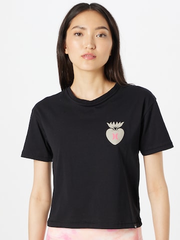 Hurley Performance Shirt 'OCEANCARE HOPE' in Black: front